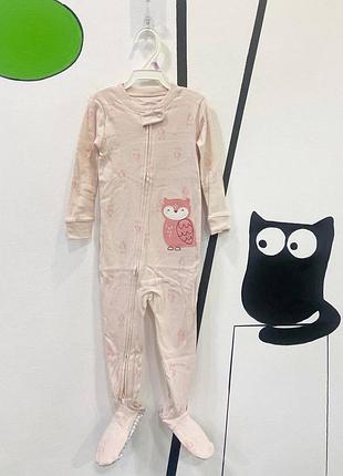 Детский трикотажный человечек комбинезон картерс для девочки