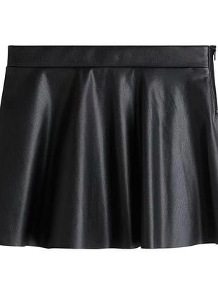 Дитяча спідничка з еко шкіри h&m , на 5-6 рочків, ріст 116