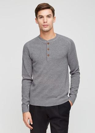 Оригінальний чоловічий бавовняний лонгслів primark з натуральної тканини бавовни