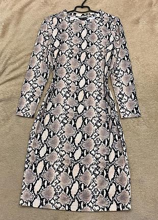 Плаття зміїний принт