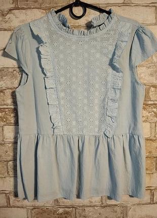 Блуза с прошвой