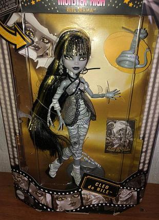 Кукла monster high клео де нил reel drama doll, cleo de nile
