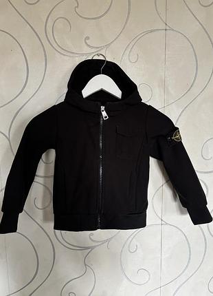 Куртка на флисе stone island 4/5 лет