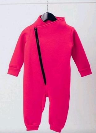 Ромпер подкладка флисовая  
для девочки 2-3