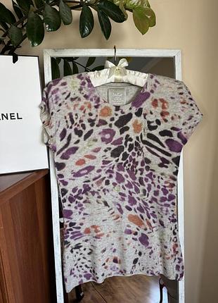 Свитер с коротким рукавом кашемир