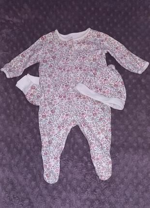 Человечек на девочку 0-3 месяца