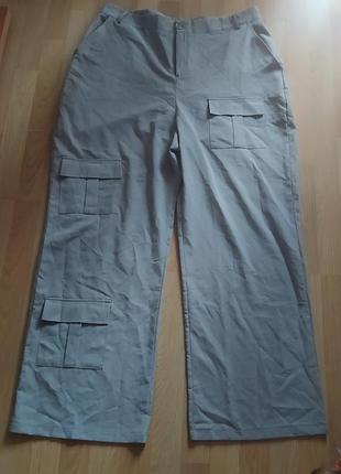 🩶 стильные штаны , карго , плюс сайз