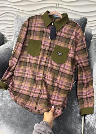 Розовая рубашка люкс бренд