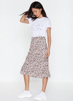 Міді спідничка в горошок базова