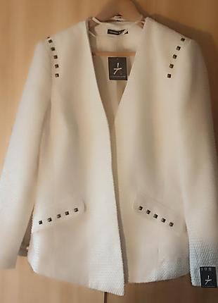 Женский молочный жакет. новый, с биркой. atmosphere