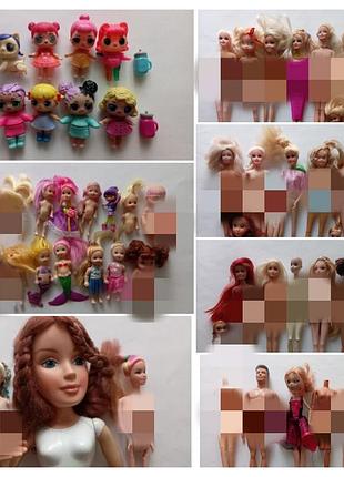 Большой лот кукла разные куклы китай симба и т д.