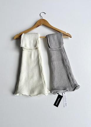 Гетри кльош в рубчик prettylittlething ☑️є тільки сірі!!!