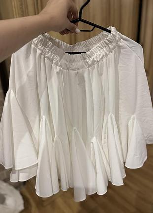 Спідниця біла onesize нова