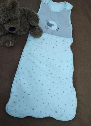 Дитячий спальний мішок , натуральна тканина,