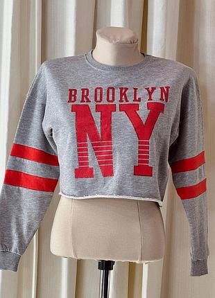 Шикарний жіночий укорочений світшот реглан кофта