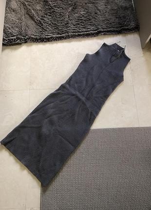 В’язана сукня міді трикотажна довга длинное вязаное платье миди плаття