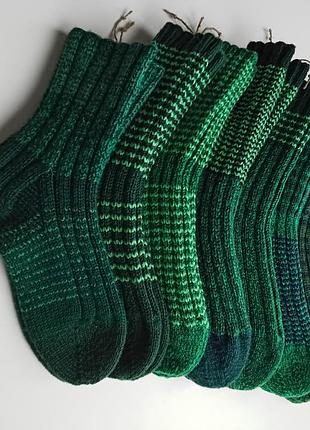 Вязаные шерстяные носки из наличия и под заказ р.36-45