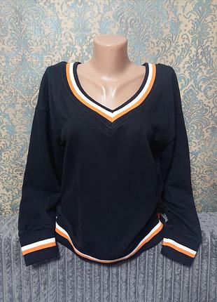 Гарний теплий джемпер amisu р. 46/48 толстовка светр кофта