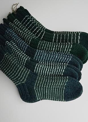 Вязаные шерстяные носки из наличия и под заказ, р.36-45