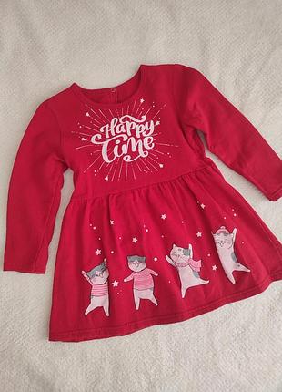 Утепленное платье для девочки 2-3 года. платье на девочку. теплое платье