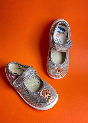 Дитячі капці для садочка для дівчинки