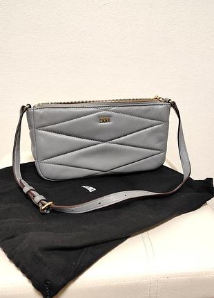 Сумка новая dkny (donna karan ny) оригинал eve top zip demi grey melange