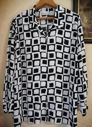 Батальная рубашка 100 %вискоза