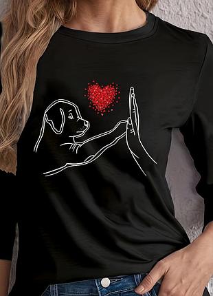 Лонгслив, футболка с длинным рукавом, 54-56р