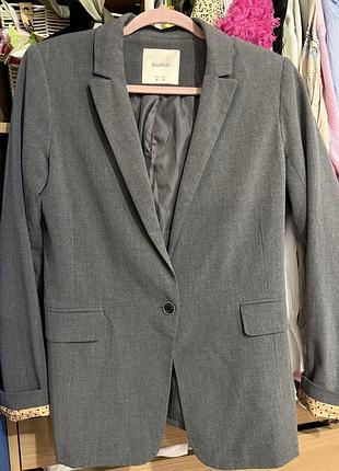 Жакет сірий m/28 pull&bear 5