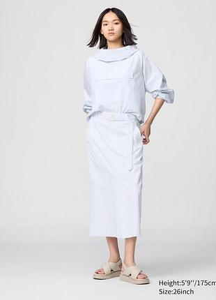 Женская юбка uniqlo с поясом