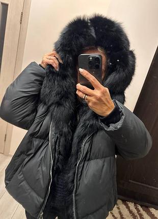 Пуховик пух і хутро