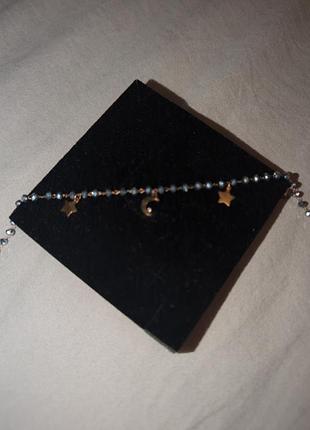 Колье звездочки и месяц