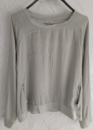 Шелковая блуза, лонг, италия