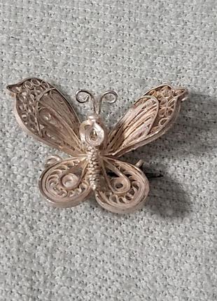 Брошка срібло 925