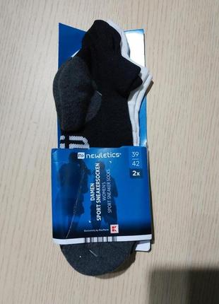 2 пари спортивні жіночі шкарпетки німецького бренду newletics by kaufland оригінал