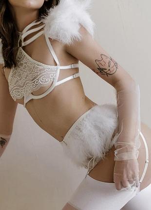 Комплект білізни white angel baedstories оригінал новий