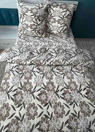 Плюшева постільна білизна полуторка