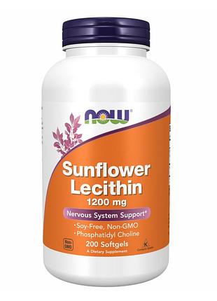 Лецитин sunflower lecithin 1200mg - 200 sgels