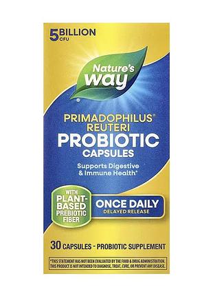Пробіотик primadophilus® reuteri probiotic 30 vcaps