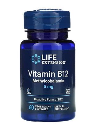 Вітамін b12 vitamin b12 methylcobalamin 5 mg 60 vcaps