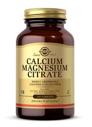 Минералы calcium magnesium citrate - 100 tabs