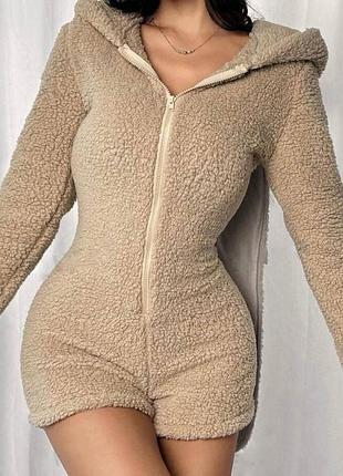 7️⃣0️⃣0️⃣грн тепла жіноча піжама комбінезон з вушками