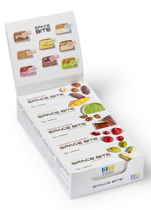 Протеїнові батончики space bite 10x45g mix