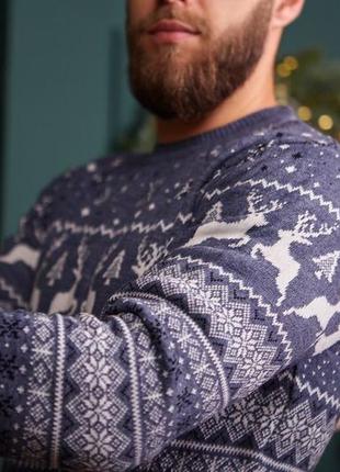 Супер подарок новогодний мужской свитер.2 фото
