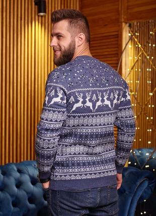 Супер подарок новогодний мужской свитер.4 фото