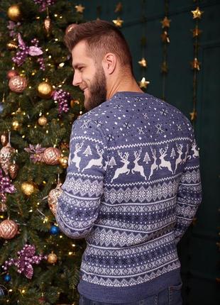 Супер подарок новогодний мужской свитер.5 фото