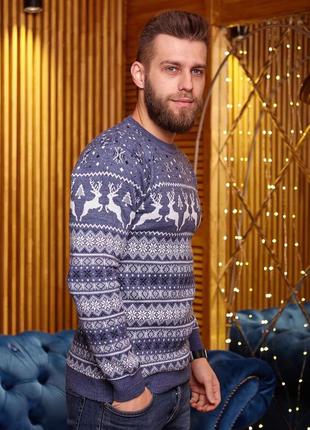 Супер подарок новогодний мужской свитер.6 фото
