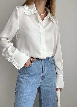 Молочна блуза sacoor