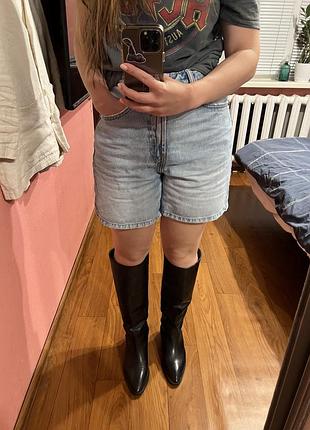 Шкіряні чоботи ковбойки reserved