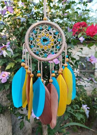 Ловец снов желто-голубой